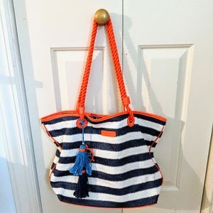 Vera Bradley Striped Tote Bag